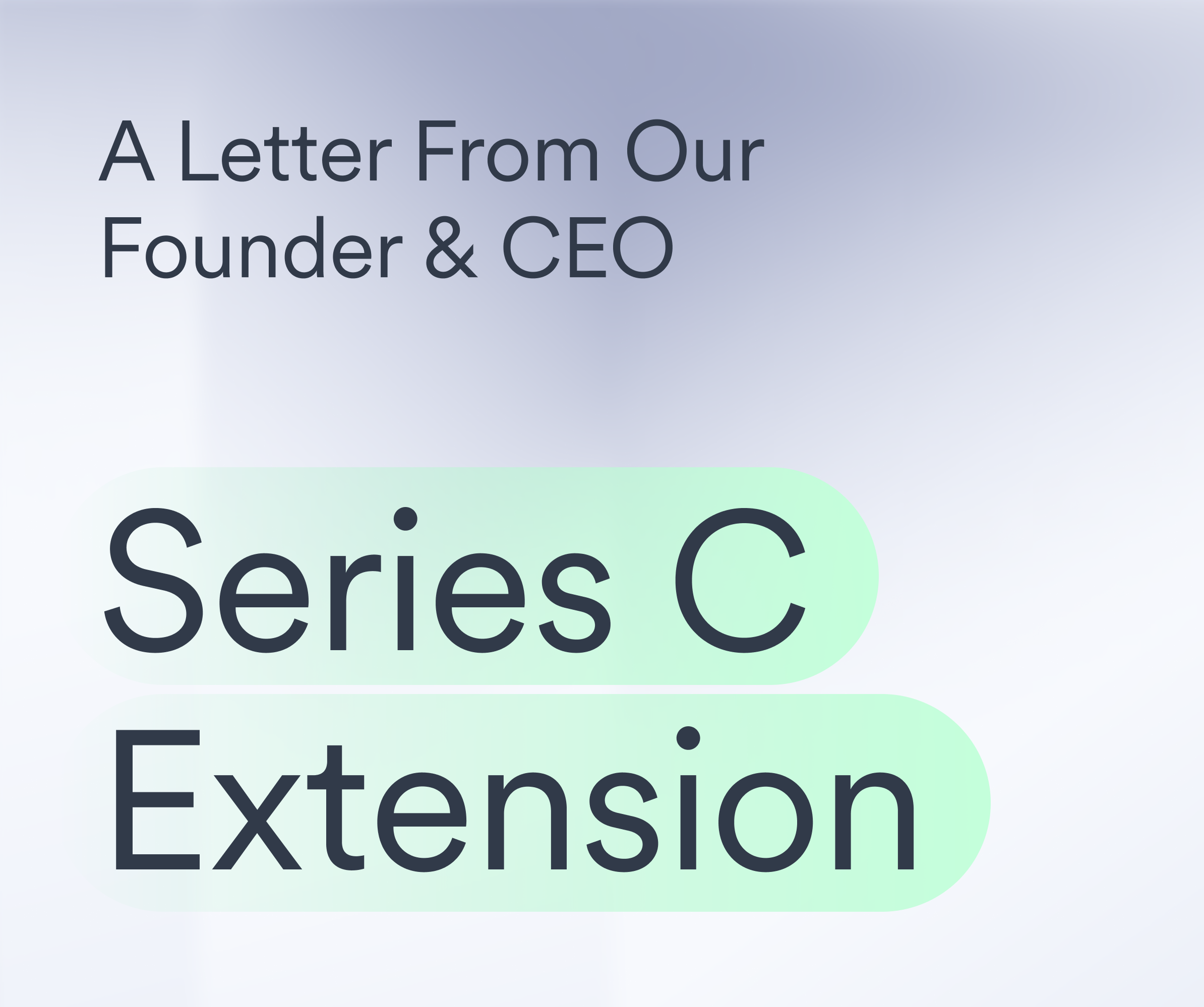 letter from CEO