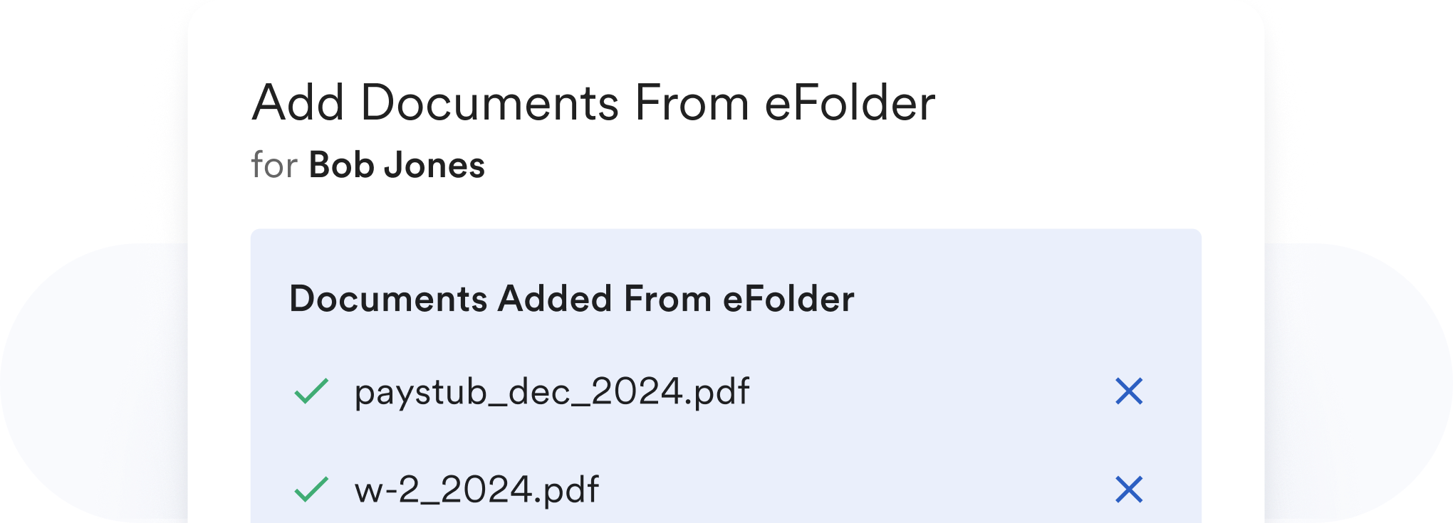 select documents
